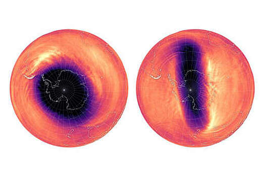NASA: странный полярный вихрь над Антарктикой повлиял на стратосферный озон
